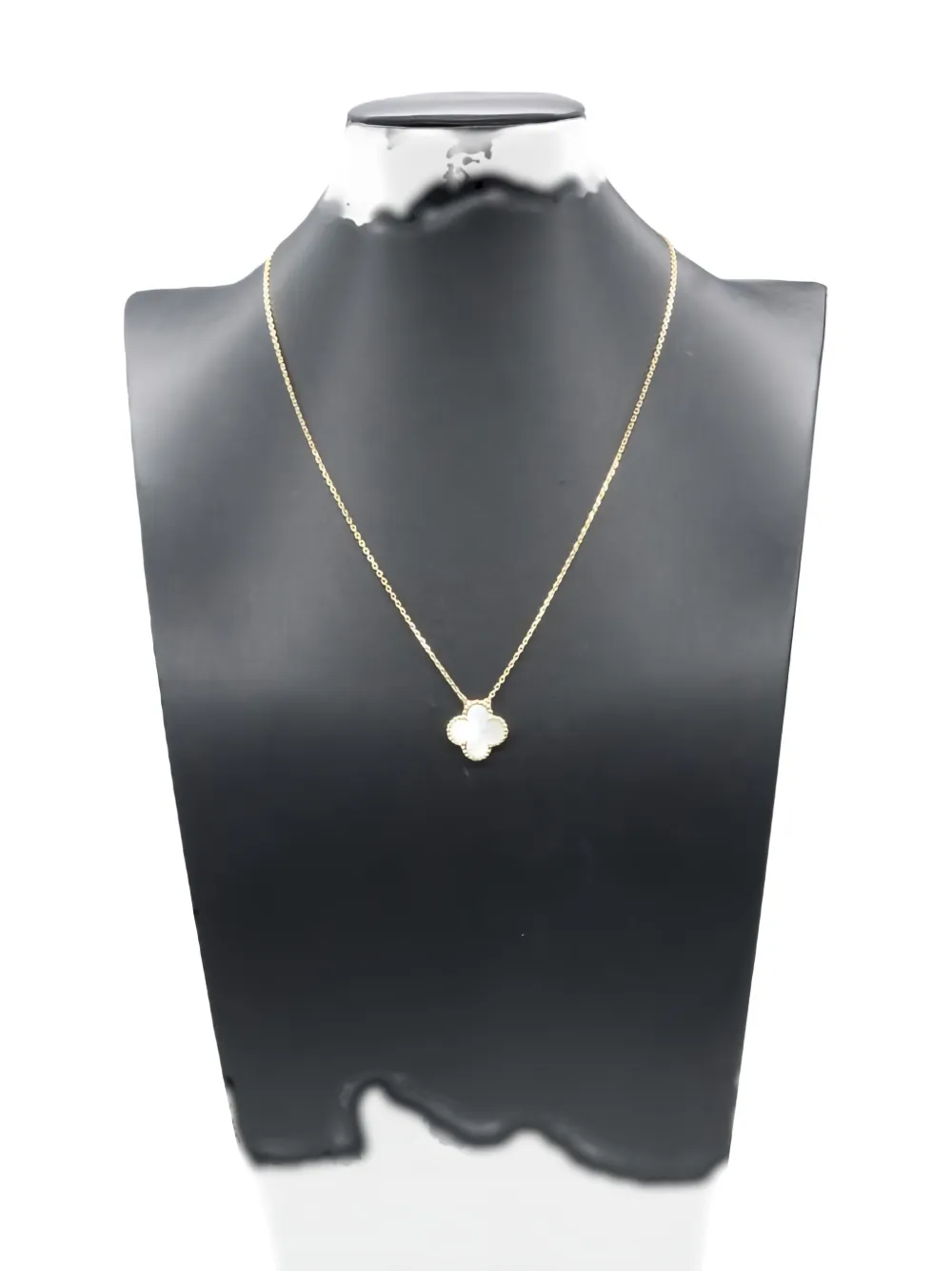 Van Cleef & Arpels Pre-Owned 2010s Vintage Alhambra mother of pearl necklace - Oro