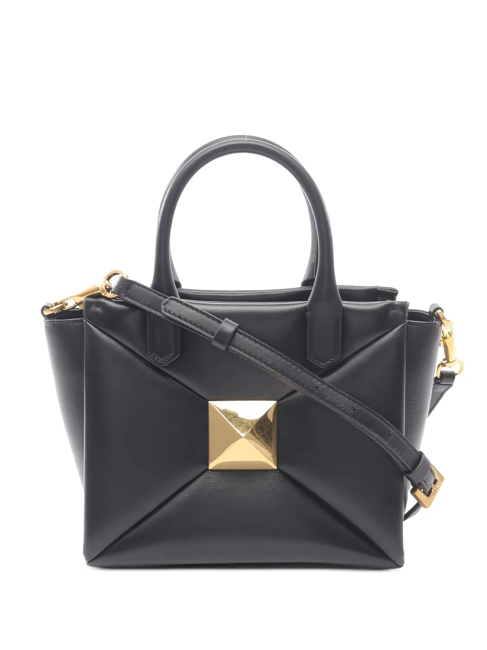 Valentino Garavani Pre-Owned Rockstud 2Way leather cross body bag - Nero