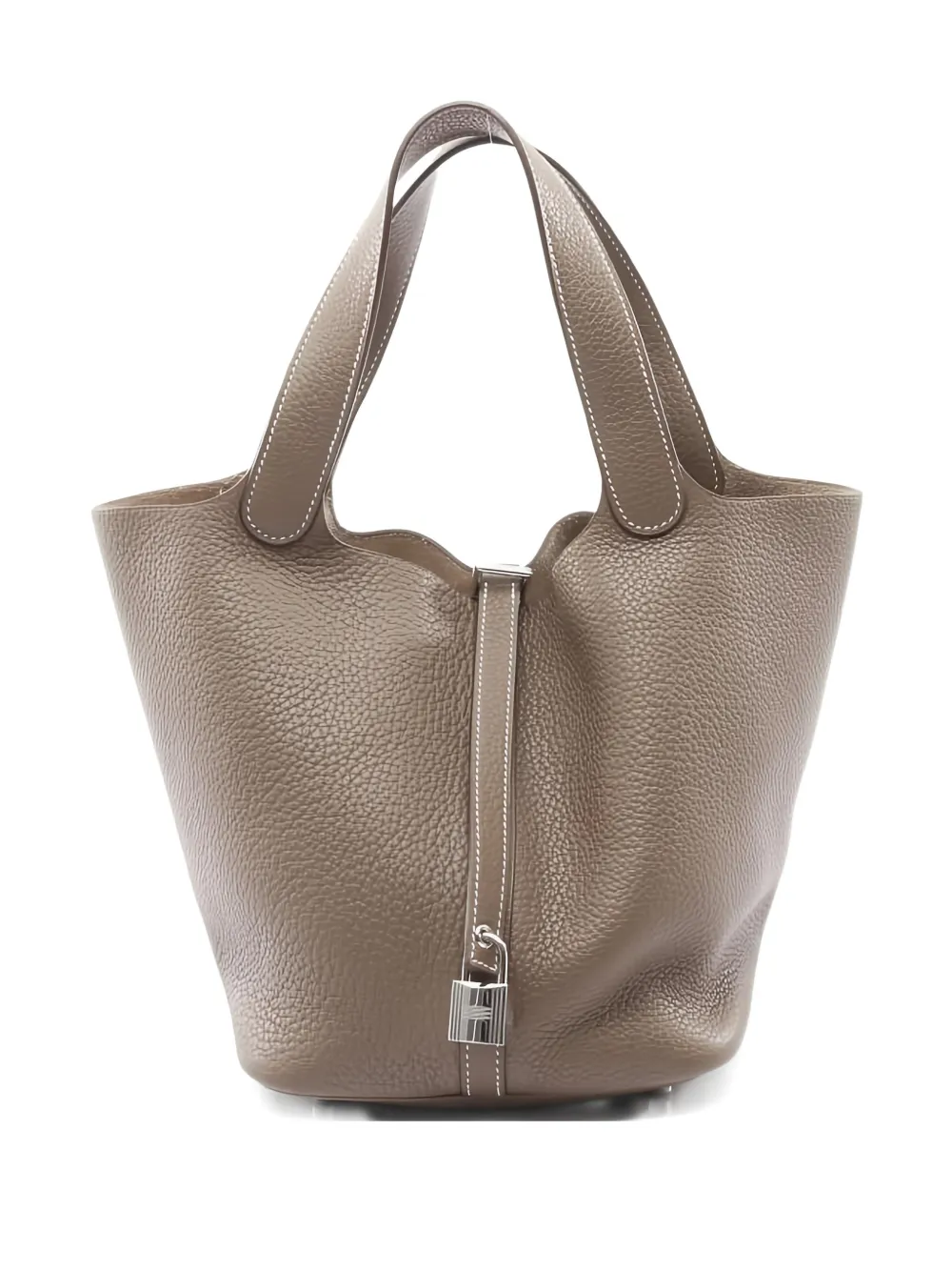 Hermès Pre-Owned 2014 MM Picotin Lock Clemence tote bag - Toni neutri