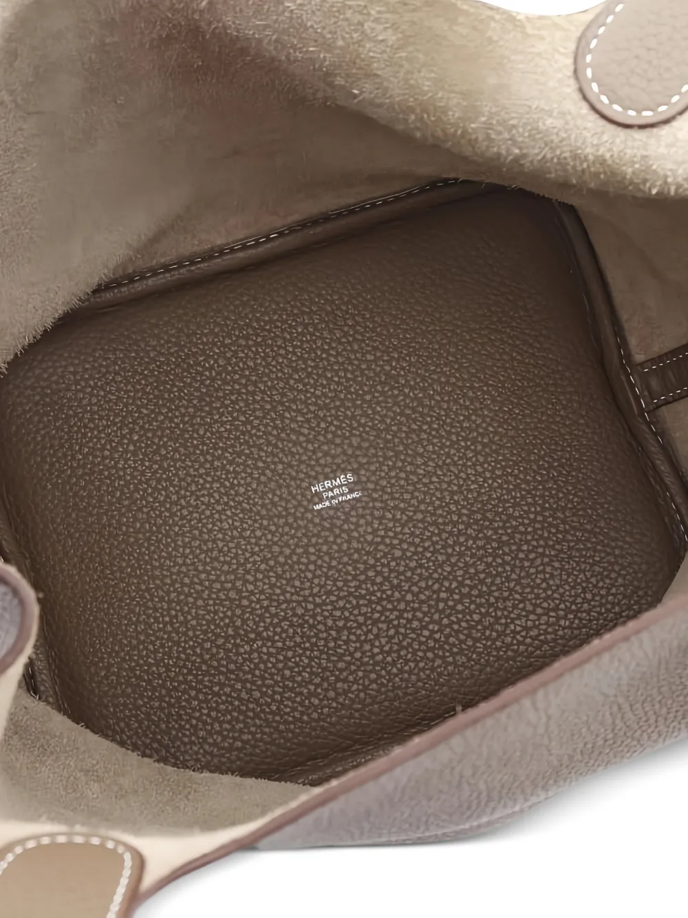  Hermès Pre-owned 2014 Mm Picotin Lock Clemence Tote Bag - Neutrals 