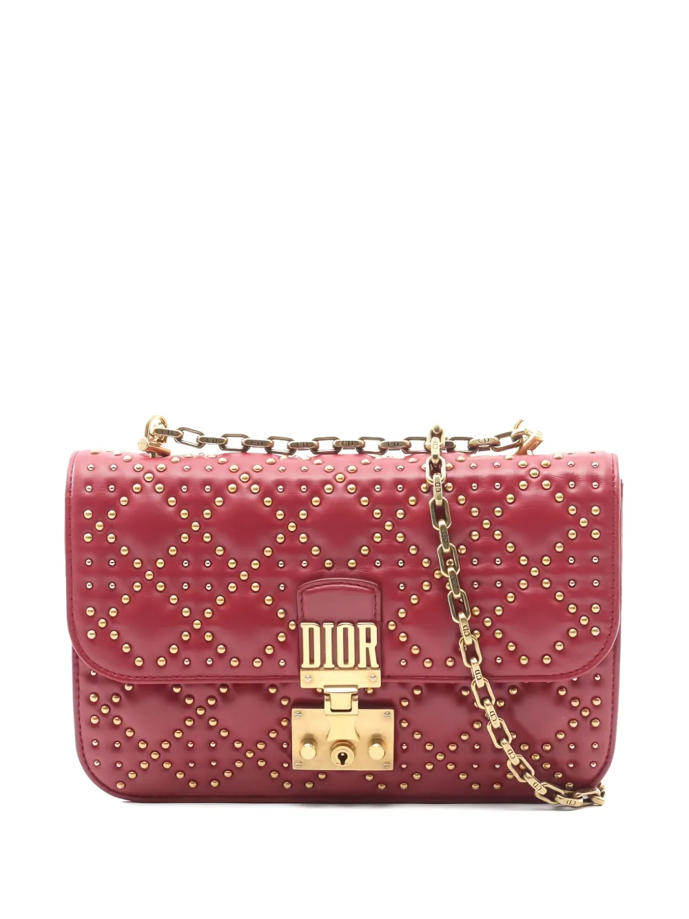 Christian Dior Pre-Owned 2000s chain-strap shoulder bag - Rosso