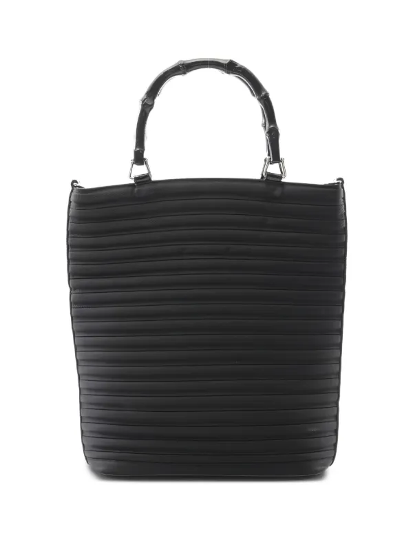 Gucci Pre-owned 1998 Bamboo Tote Bag in Black