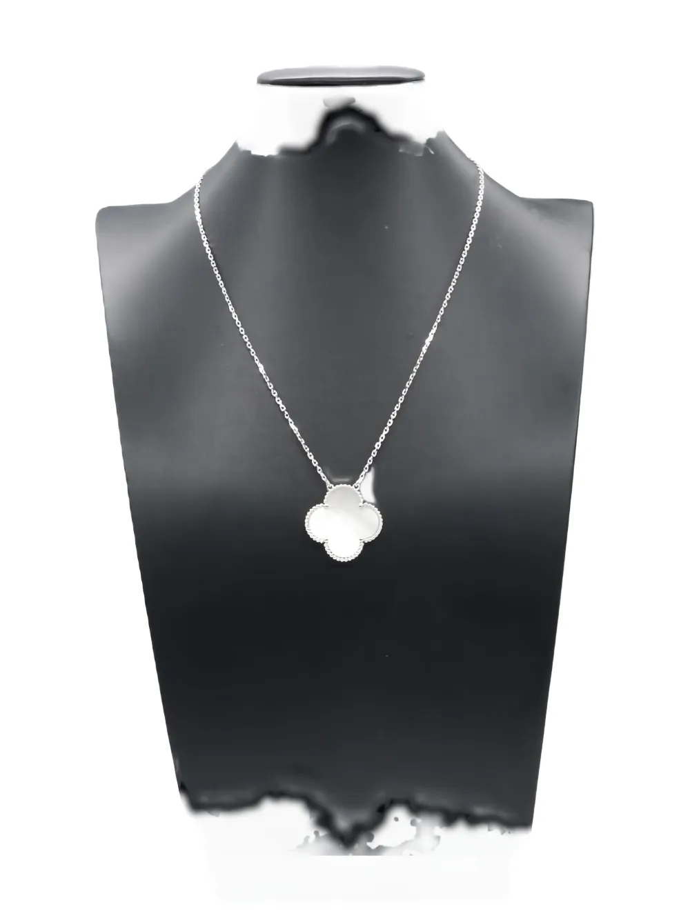 Van Cleef & Arpels Pre-Owned Magic Alhambra mother-of-pearl necklace - Argento
