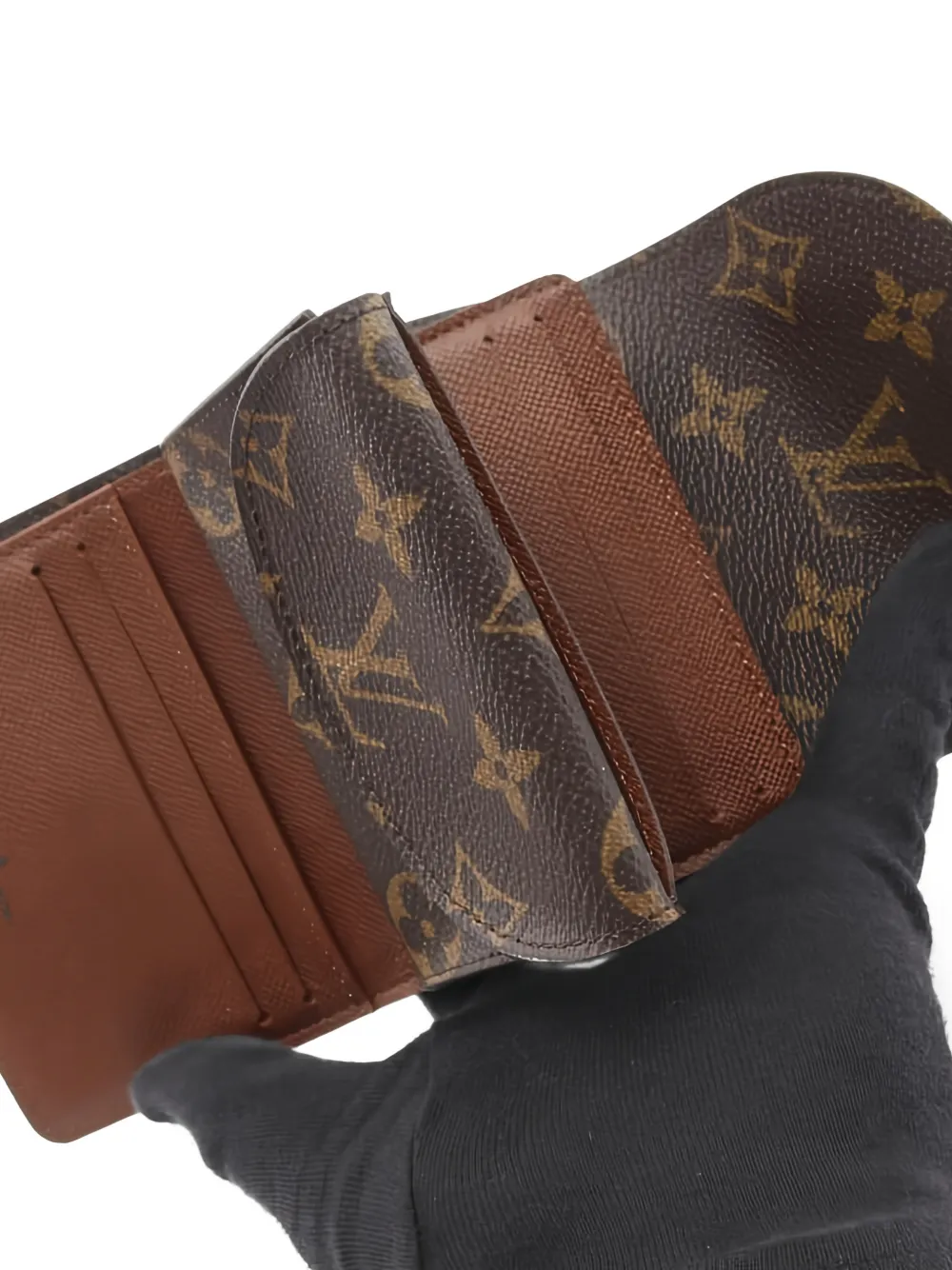 Pre-owned Louis Vuitton 2016 Helene Wallet In Brown