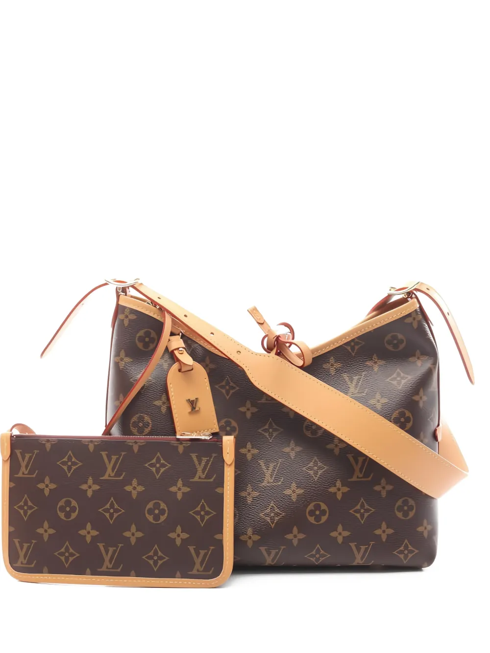 Louis Vuitton Pre-Owned 2021 PM Carryall monogram shoulder bag - Marrone