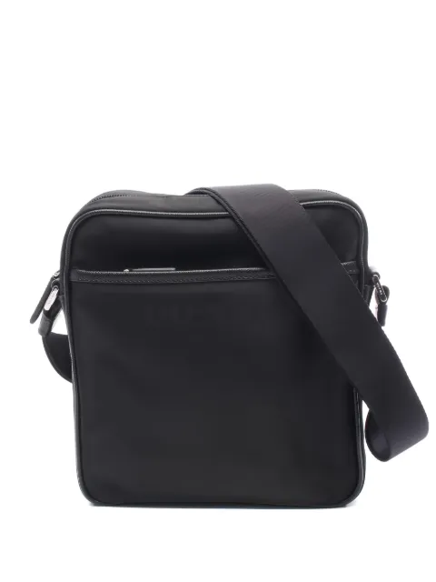 Prada Pre-Owned logo-plaque messenger bag