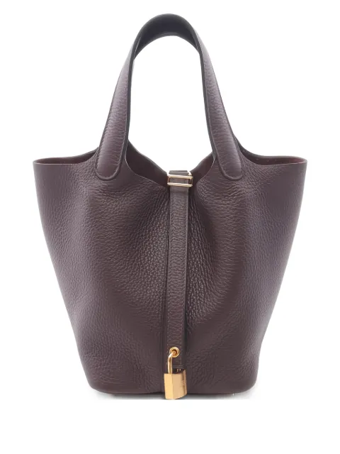 Hermès Pre-Owned 2022 PM Picotin Lock Clemence tote bag