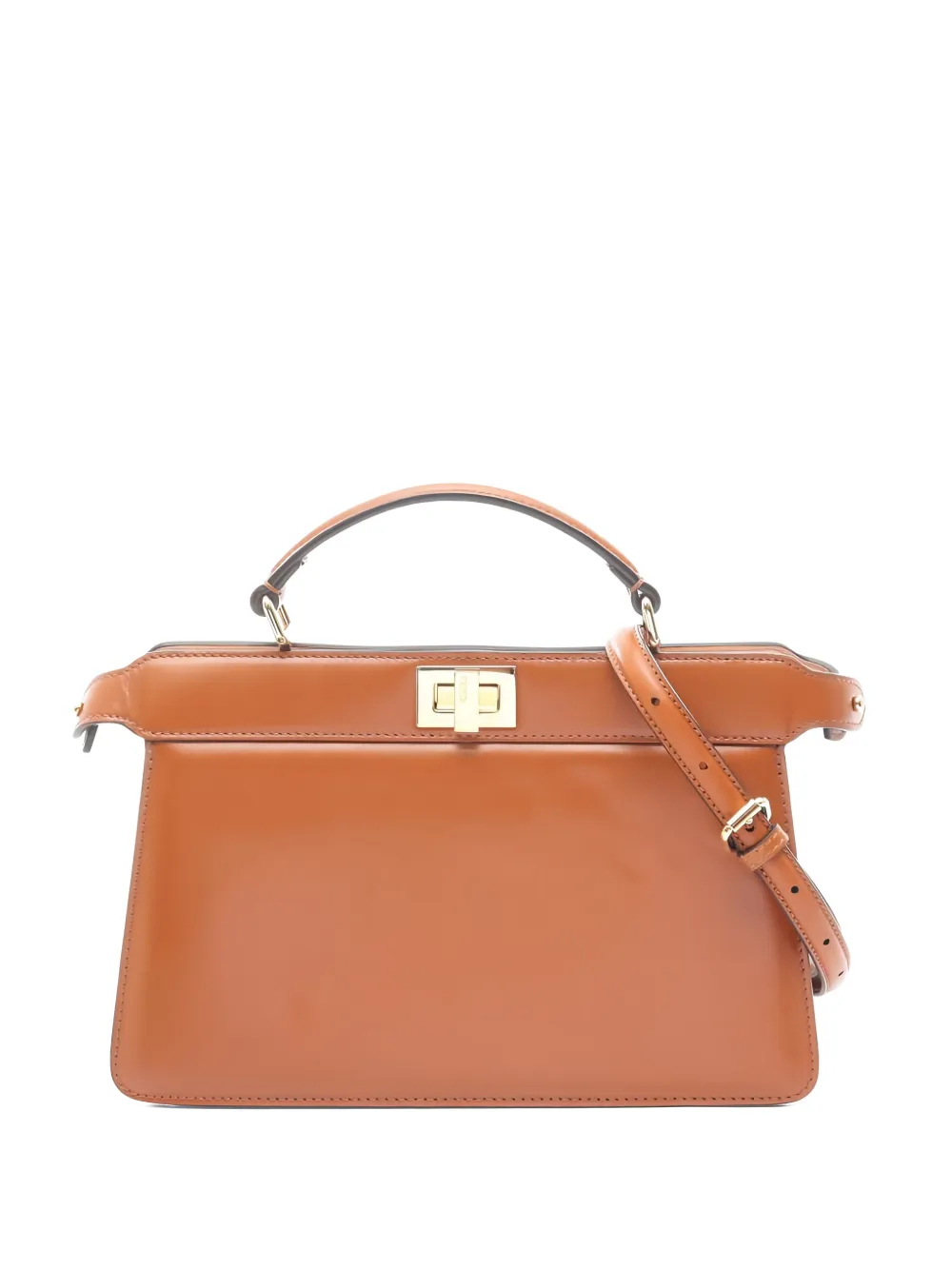 Fendi Pre-Owned 2010s Peekaboo ISeeU East-West tote bag - Marrone