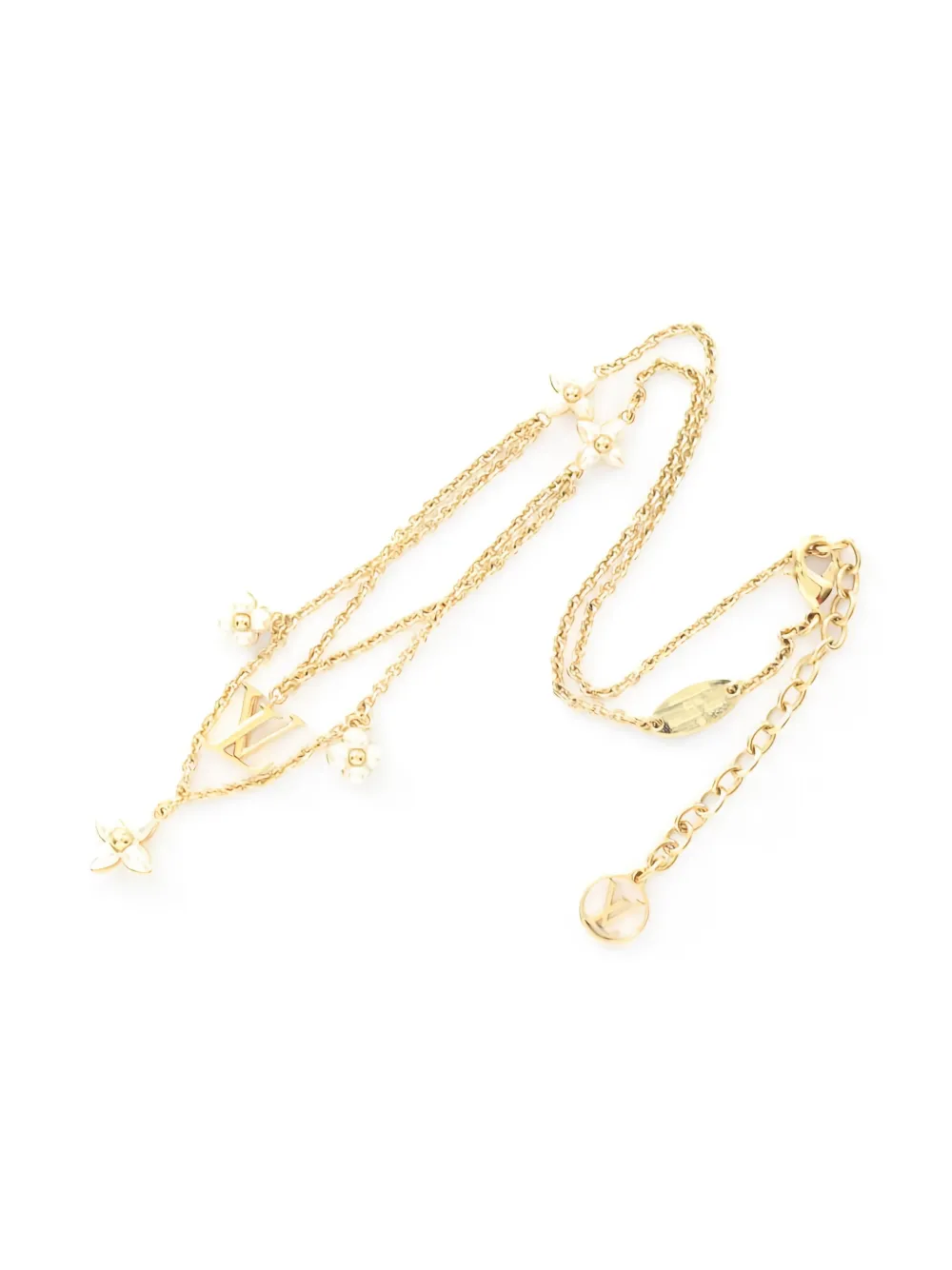 Louis Vuitton Pre-Owned 2023 Floragram necklace - Oro
