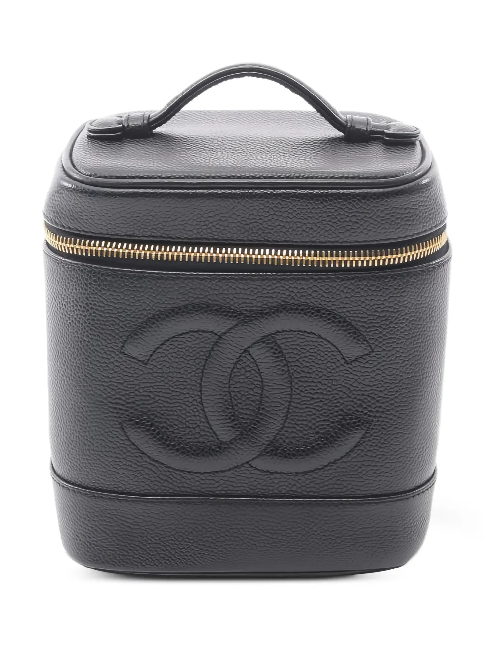 CHANEL Pre-Owned 2000-2002 Coco Mark mark vanity bag - Nero