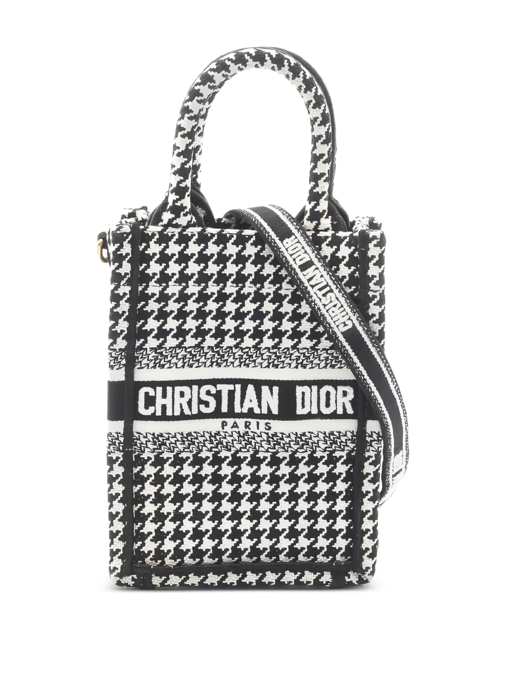 Christian Dior Pre-Owned mini Book Tote patterned cross body bag - Nero