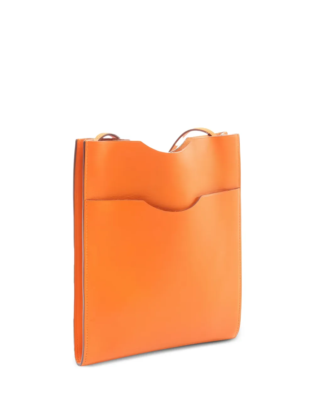 Hermès Pre-Owned 2007 Onimetu logo-detail shoulder bag - Orange