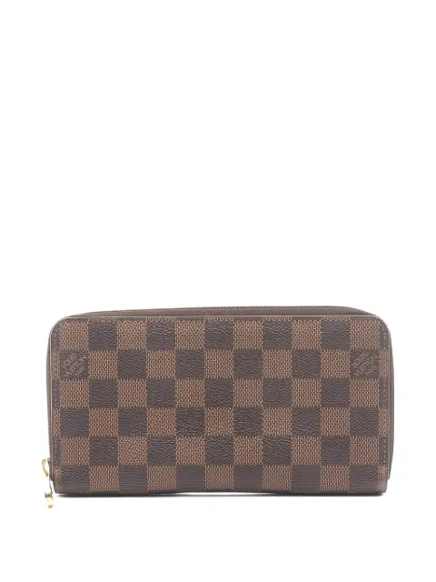 Louis Vuitton Pre-Owned 2014 Damier Ebène canvas zip wallet