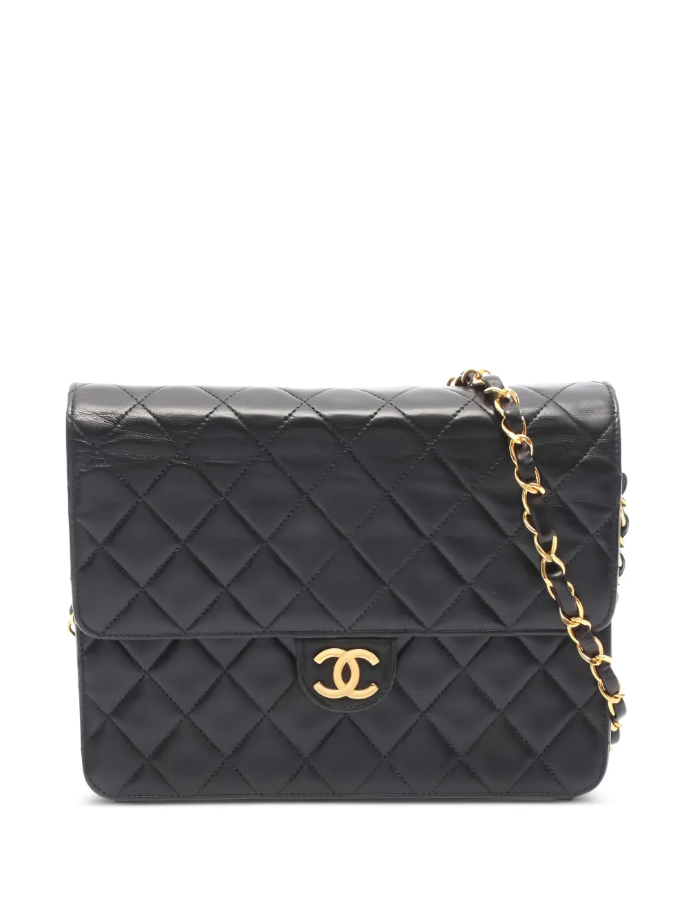 CHANEL Pre-Owned 1996-1997 quilted flap shoulder bag - Nero