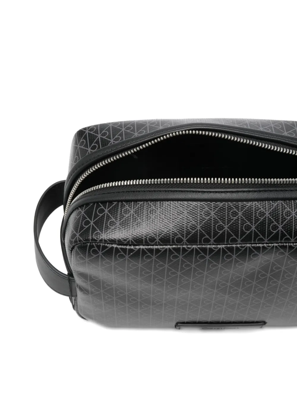  Calvin Klein Logo-pattern Wash Bag - Black 