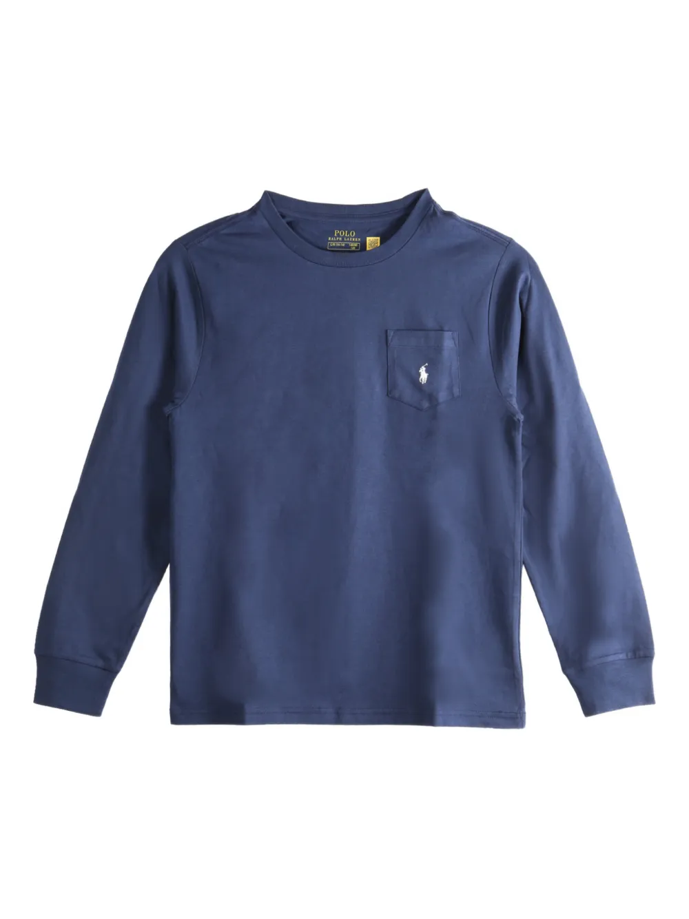 POLO RALPH LAUREN KIDS crew-neck long-sleeved sweatshirt - Blue