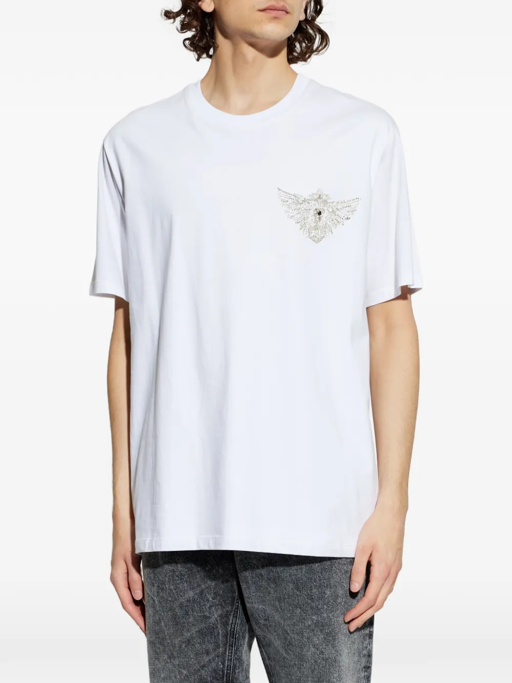  Balmain Embellished T-shirt - White 