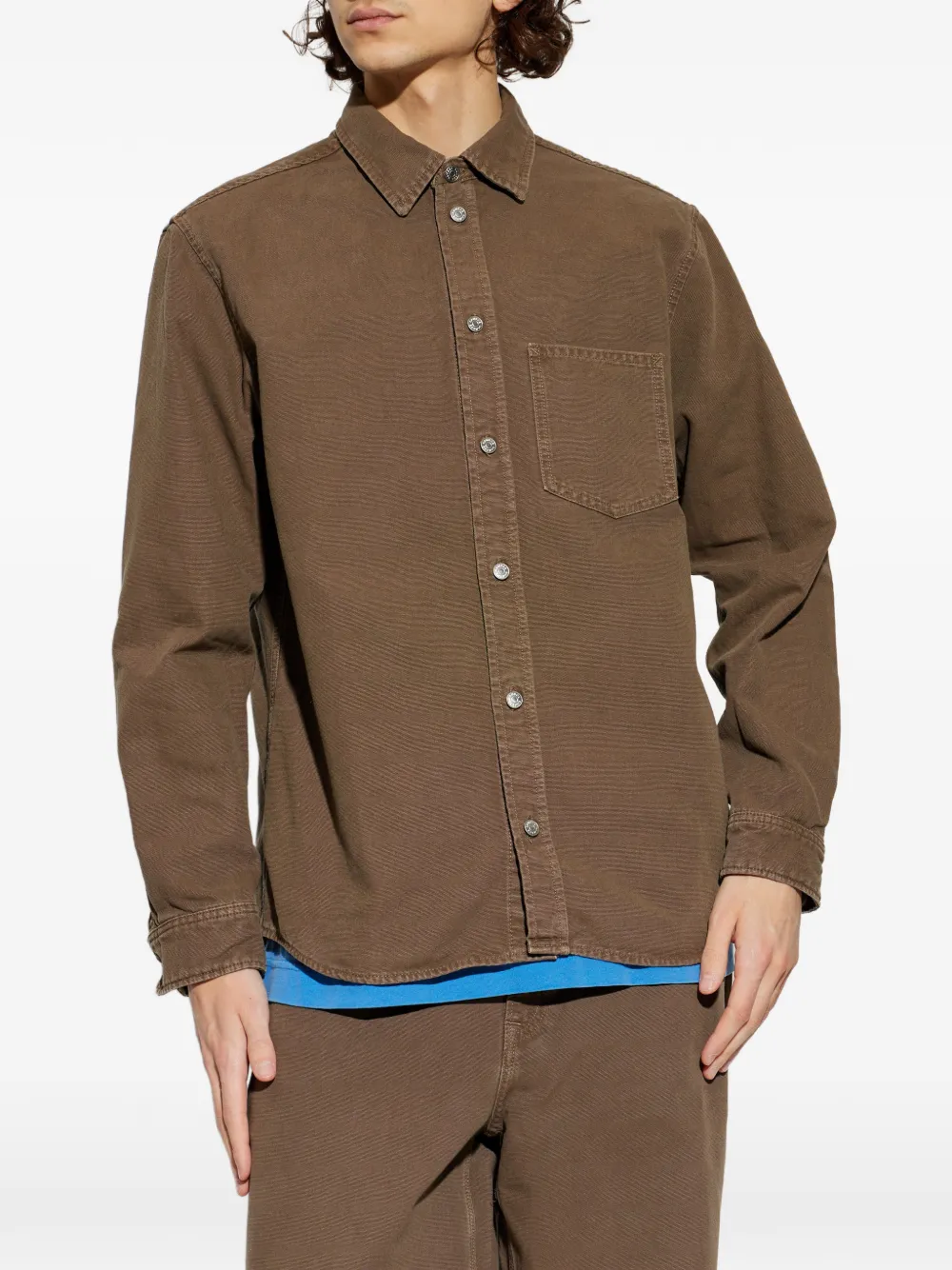  Samsoe Samsoe Patch-pocket Shirt - Brown 