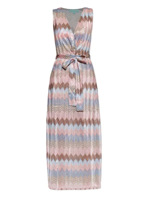 Melissa Odabash zigzag stripe maxi dress