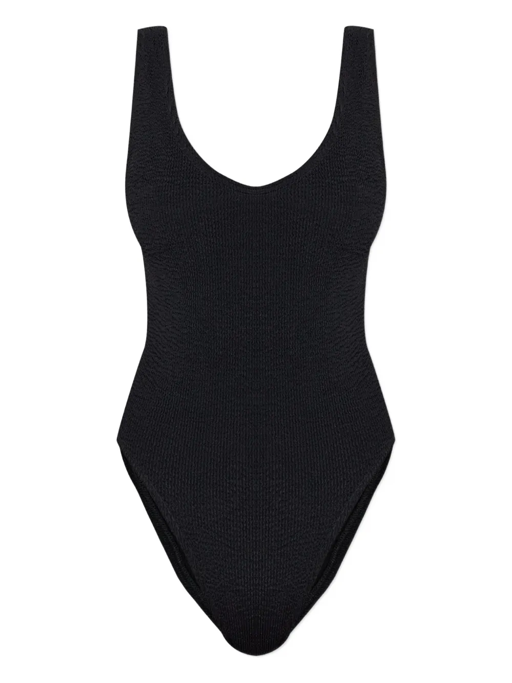 Bond-eye V-neck swimsuit - Schwarz
