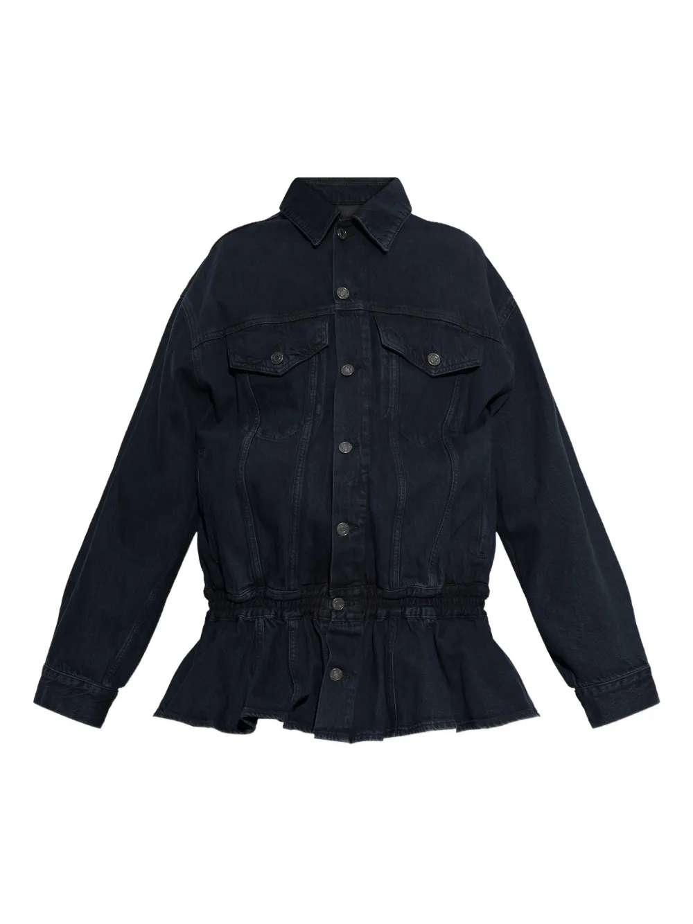 AGOLDE Rubik peplum jacket - Blu