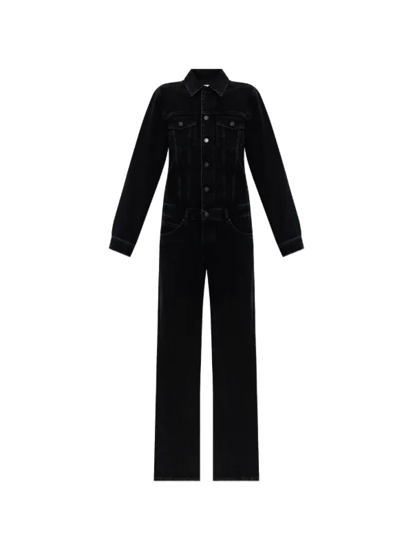 Agolde Rena Denim Jumpsuit in Black