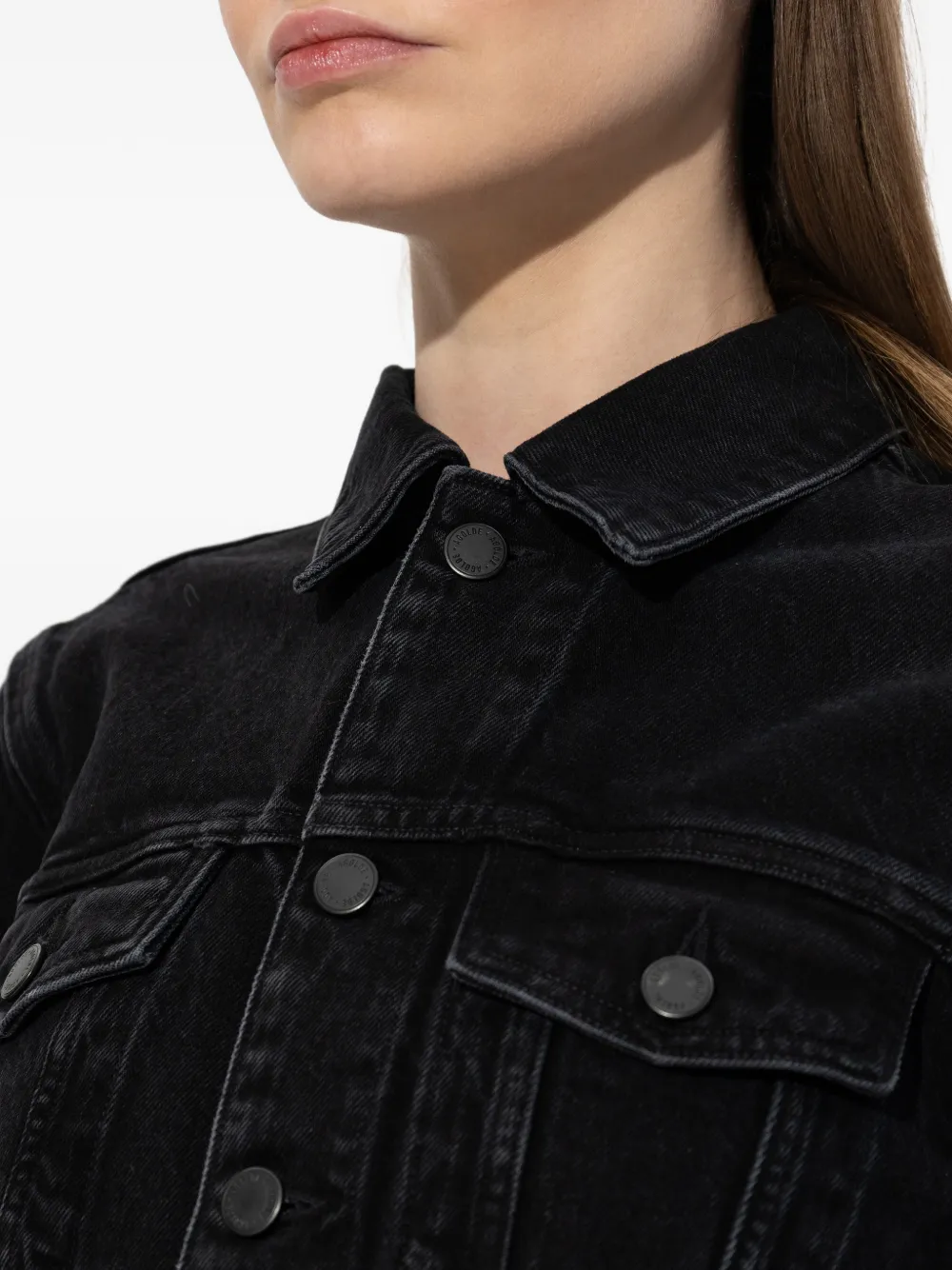 AGOLDE Rena denim jumpsuit Zwart