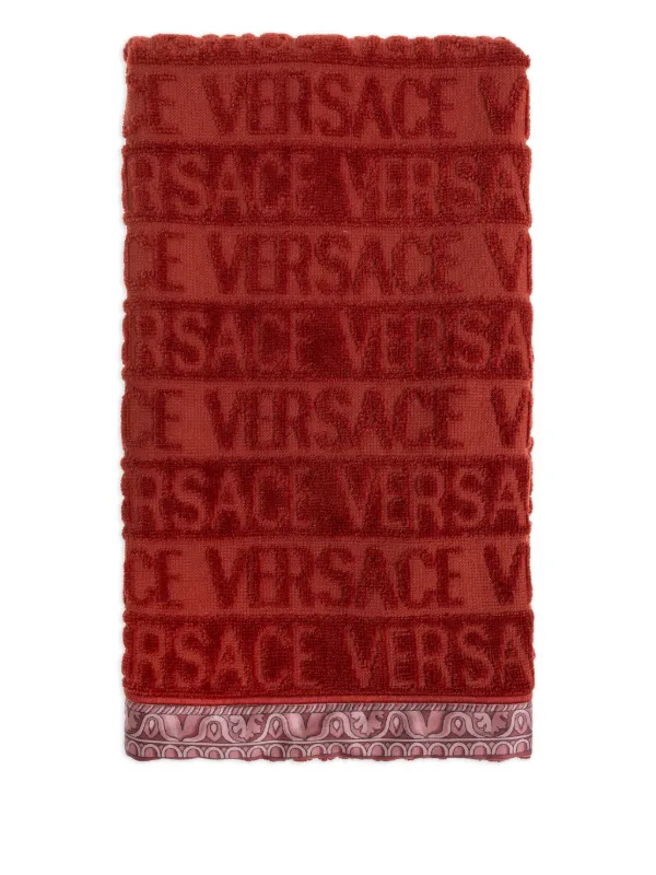 Versace I ♡ バロックタオル 5点組 | レッド | FARFETCH JP