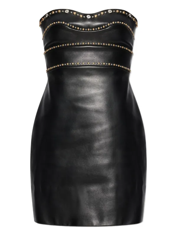 ruched dress long Ruched Panel Strapless Maxi Dress - Brown 8