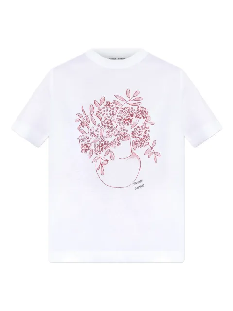 SAMSOE SAMSOE floral-print T-shirt