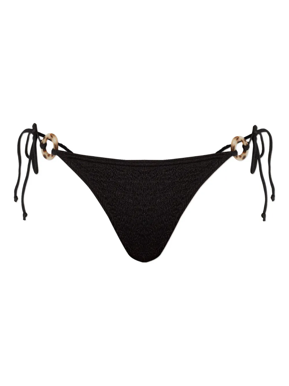Bond-eye Ring Tie Side Vista bikini bottom - Nero