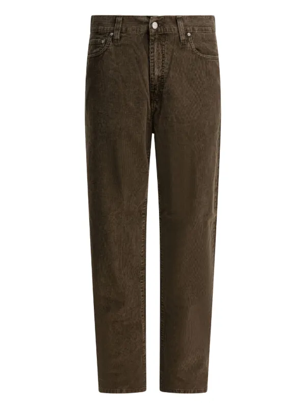 Carhartt WIP Aaron コーデュロイパッチ パンツ | ブラウン | FARFETCH JP