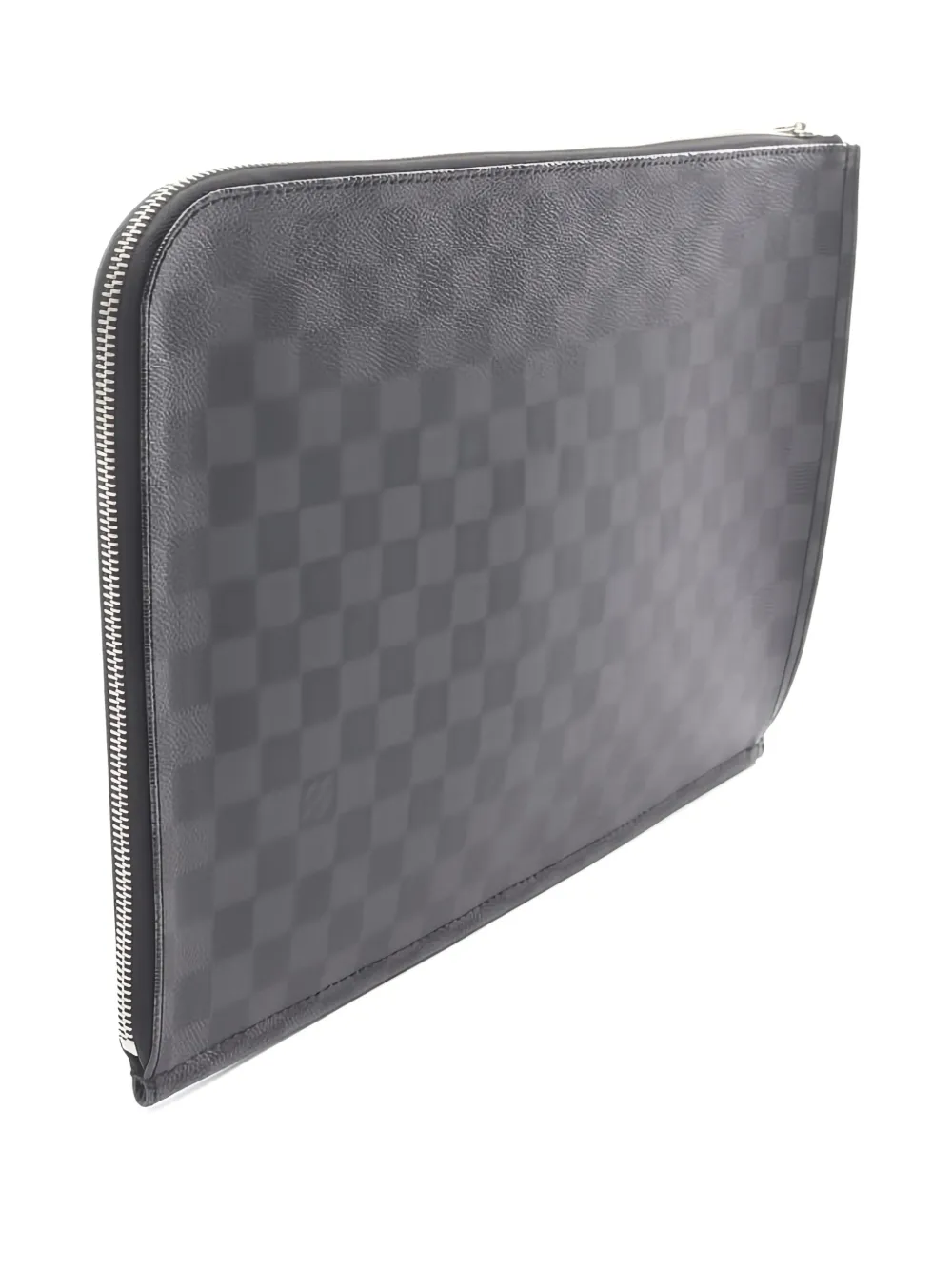 Louis Vuitton Pre-Owned 2012 Damier-Graphite zip clutch bag | Pre-Owned | Image 2