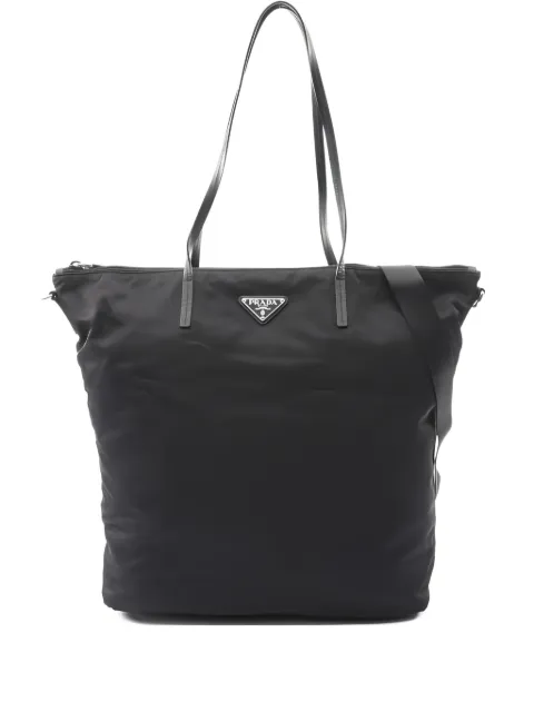 Prada Pre-Owned 2010s zip-fastening tote bag