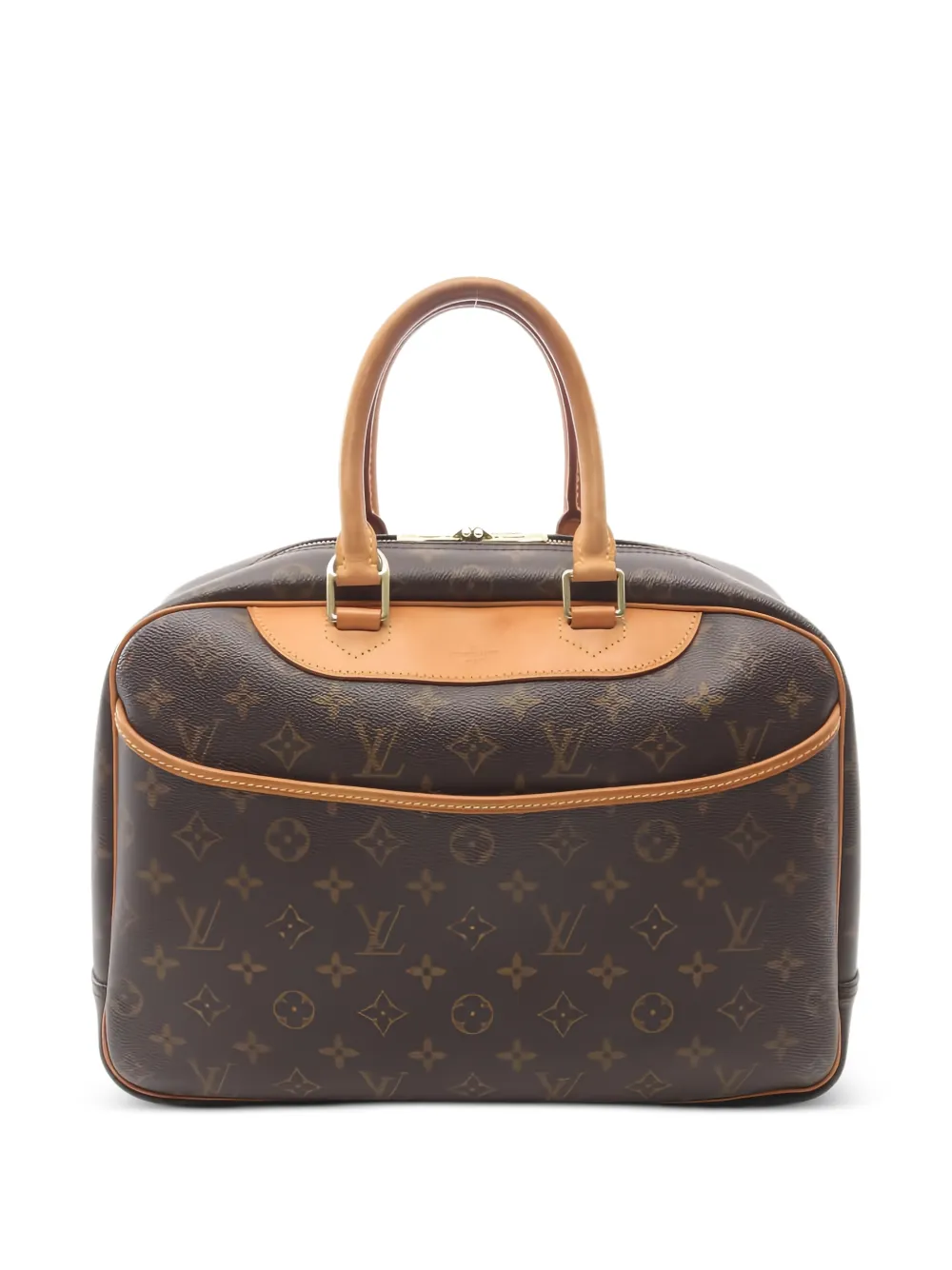 Louis Vuitton Pre-Owned 2002 Deauville monogram bowling vanity tote bag - Marrone