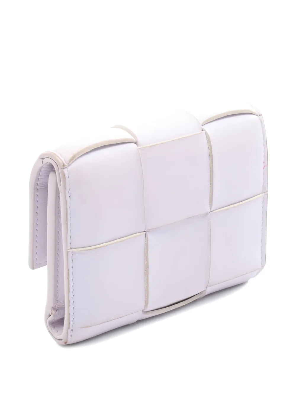  Bottega Veneta Pre-owned Portefeuille Cassette à Rabat En En Cuir Intrecciato (années 2000) - Violet 