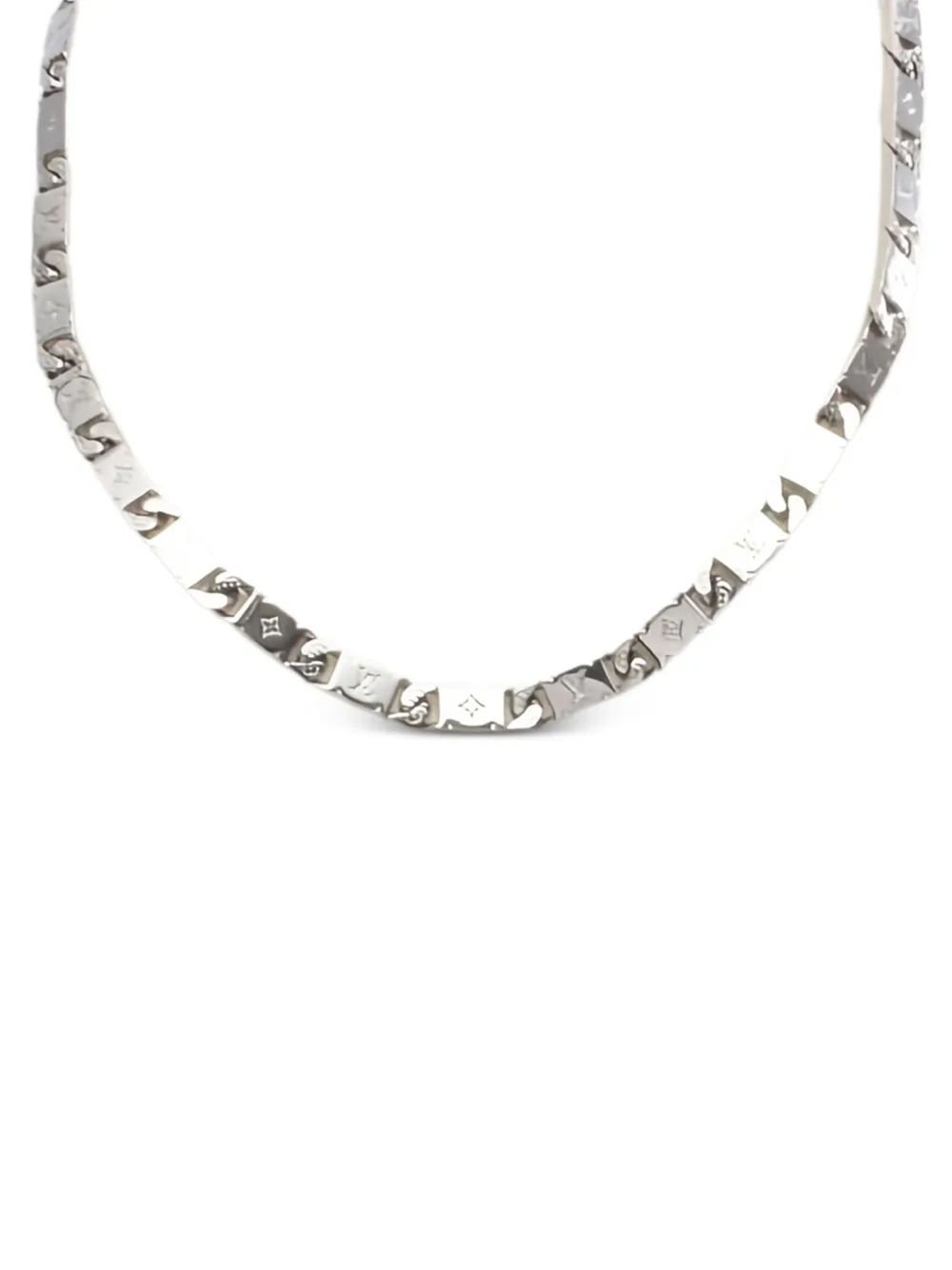 Louis Vuitton Pre-Owned 2023 Tide Up monogram necklace - Argento