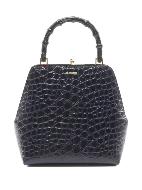 Jil Sander Pre-Owned 2010s Goji bamboo square tote bag