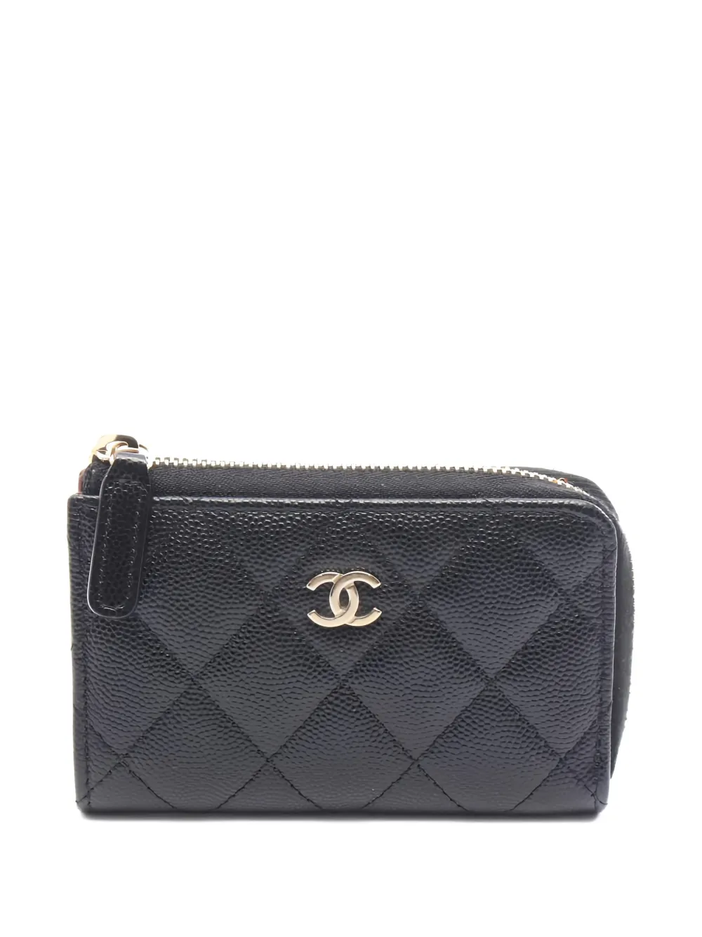CHANEL Pre-Owned 2021 quilted wallet - Nero