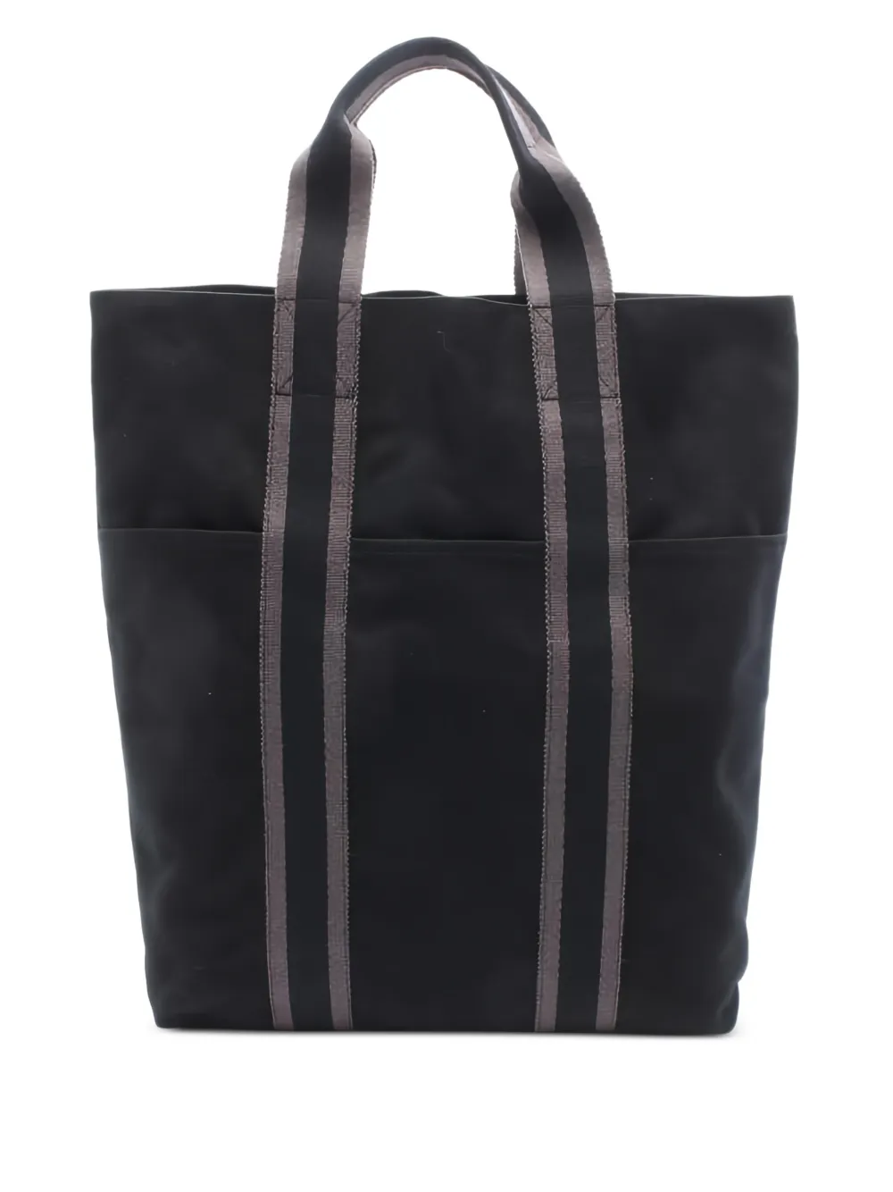 Hermès Pre-Owned 2000s Fool medium striped canvas tote bag - Schwarz