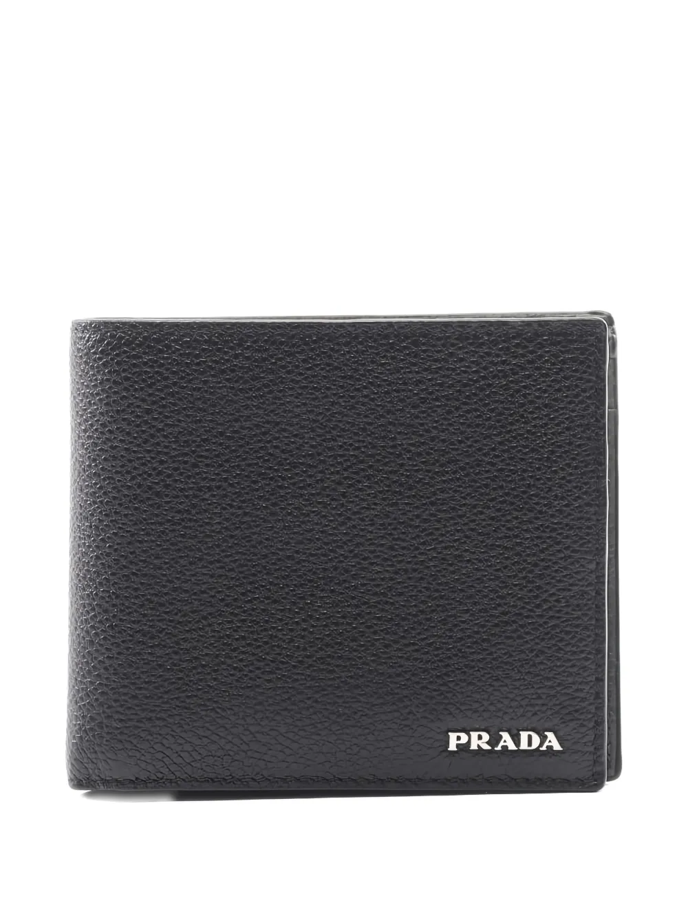 Prada Pre-Owned 2010s logo-lettering leather wallet | Black | Image 1
