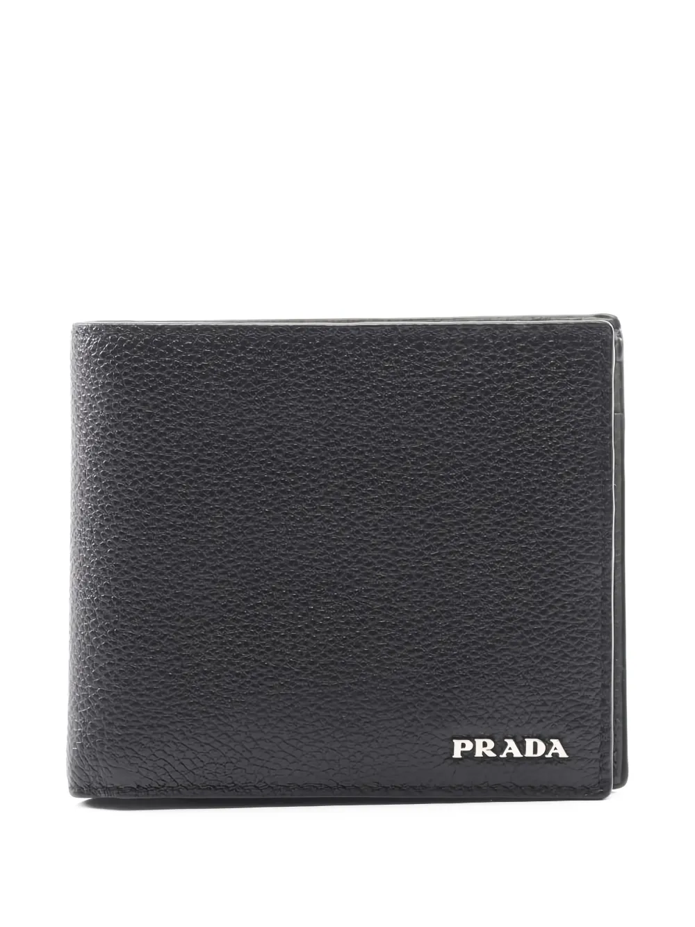 Prada Pre-Owned 2010s logo-lettering leather wallet - Nero