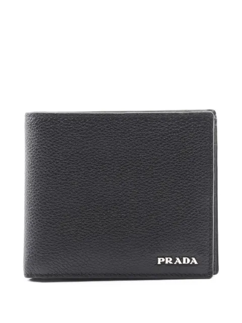 Prada Pre-Owned cartera de piel con letras del logo 2010