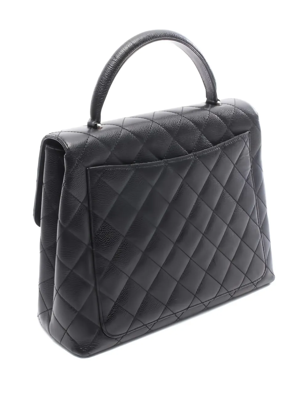 CHANEL Pre-Owned 2000-2002 matelasse-quilting tote bag - Zwart