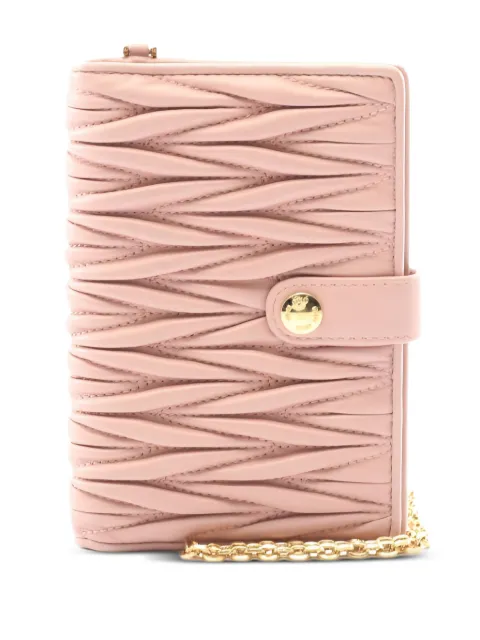 Miu Miu Pre-Owned portefeuille matelassé en cuir (années 2010)
