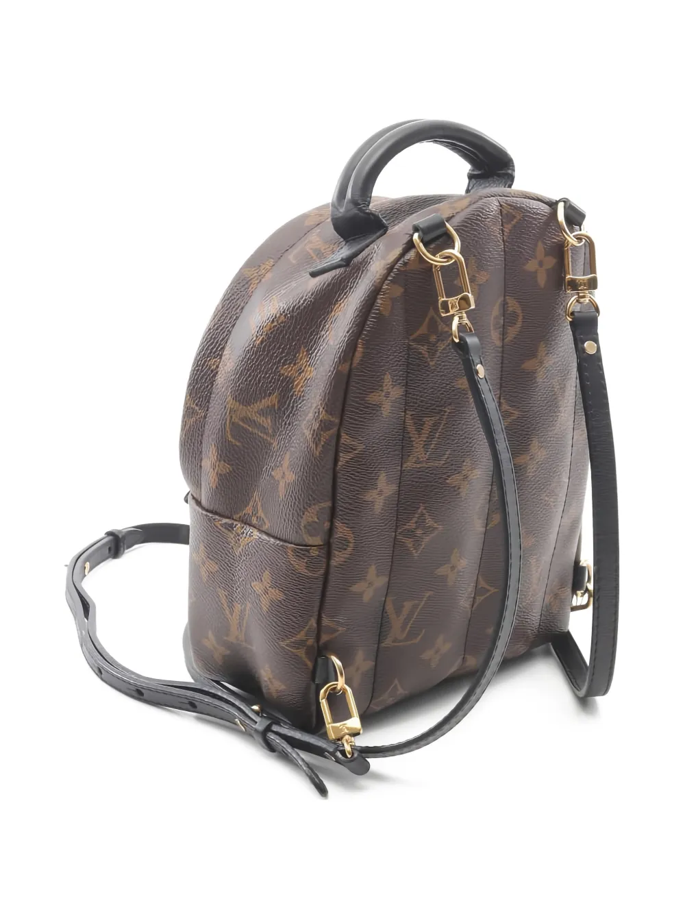 Louis Vuitton Pre-Owned 2016 mini Palm Springs monogram-pattern backpack - Bruin