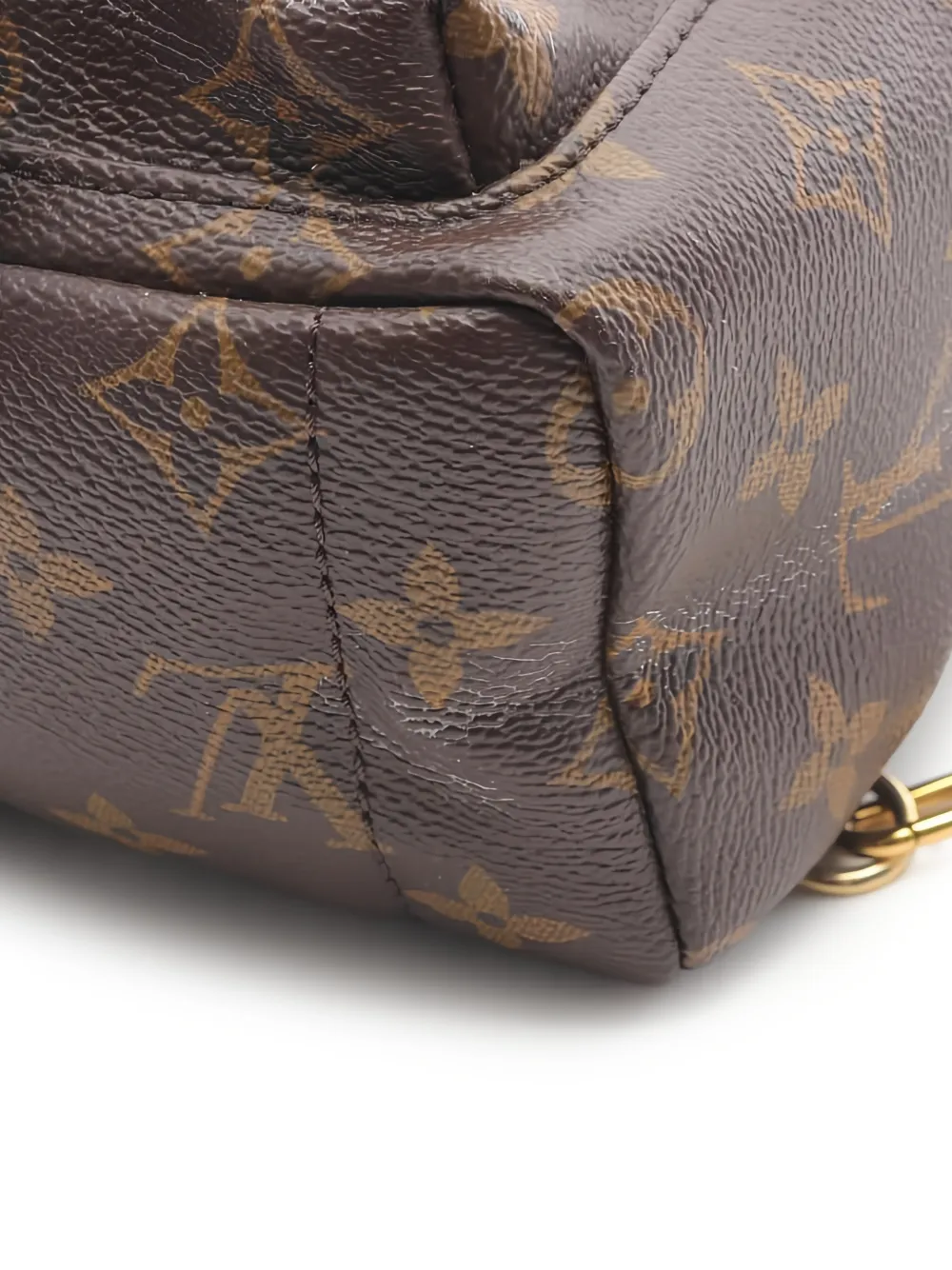  Louis Vuitton Pre-owned 2016 Mini Palm Springs Monogram-pattern Backpack - Brown 