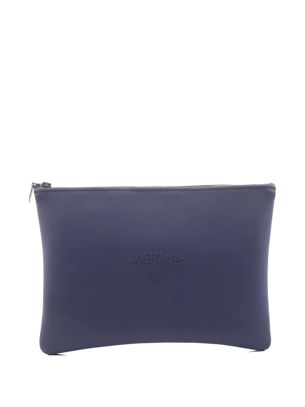 Pre-owned Hermes 2010s Gm Neovan Marine-blue Pouch