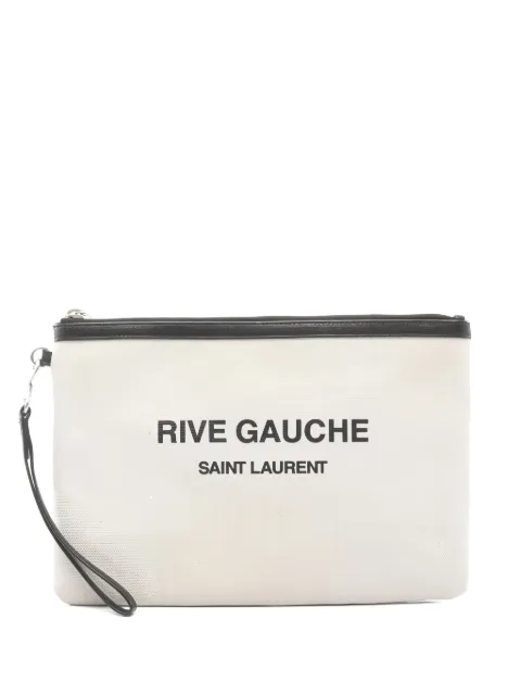 Saint Laurent Pre-Owned 2000s top-zip clutch bag