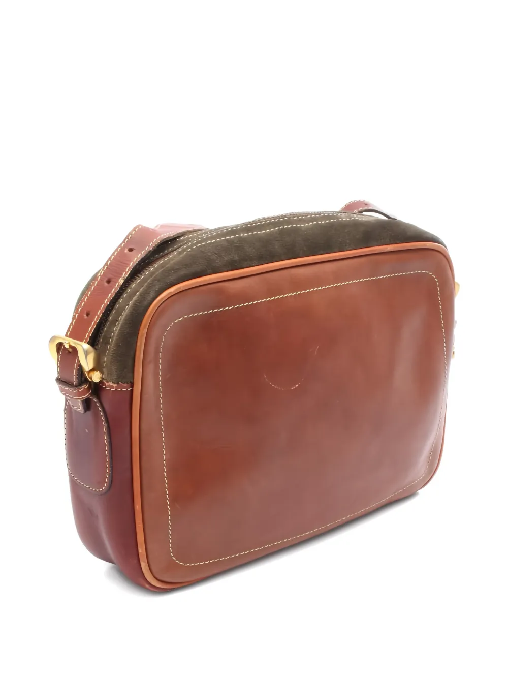 Loewe Pre-Owned 2000s Anagram leather shoulder bag - Bruin